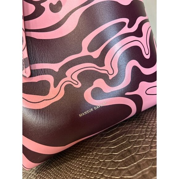 MANSUR GAVRIEL Mini Bucket Bag Leather Flamingo Pink - Picture 3 of 10